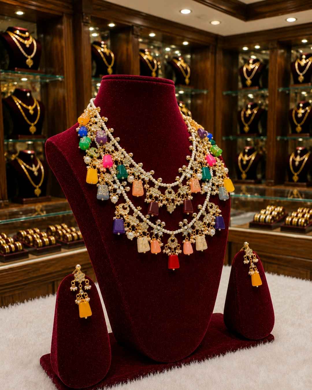 Rajwada Kundan Long Nacklesh NS-21