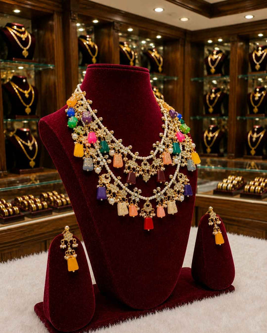 Rajwada Kundan Long Nacklesh NS-21