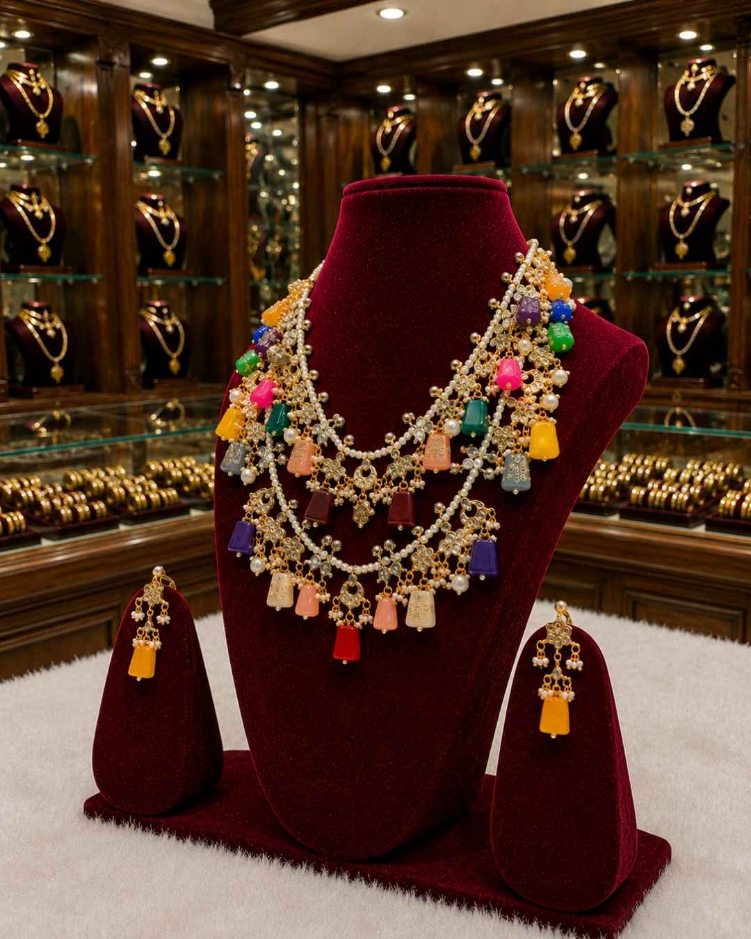 Rajwada Kundan Long Nacklesh NS-21