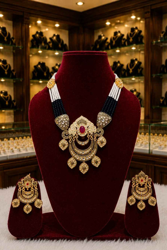 Rajwada Kundan Long Nacklesh NS-22