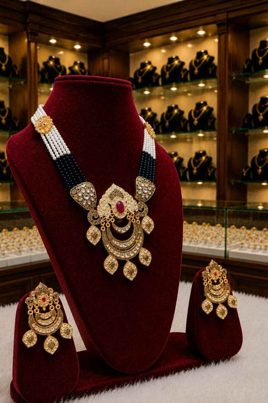 Rajwada Kundan Long Nacklesh NS-22