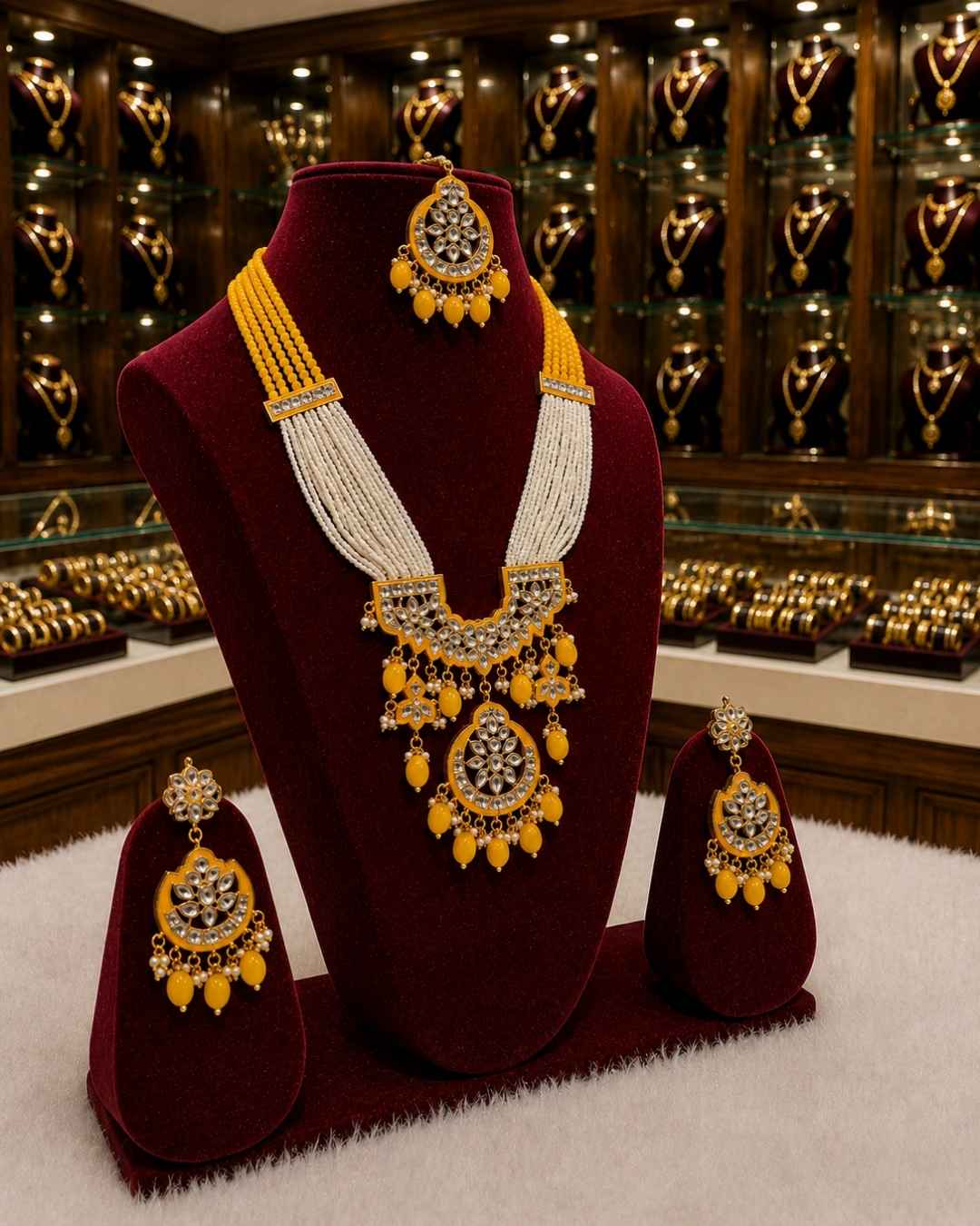 Rajwada Kundan Long Nacklesh NS-23