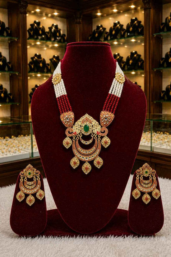 Rajwada Kundan Long Nacklesh NS-24