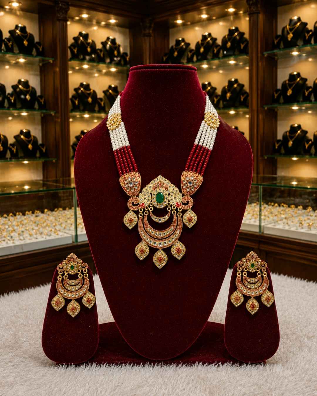 Rajwada Kundan Long Nacklesh NS-24