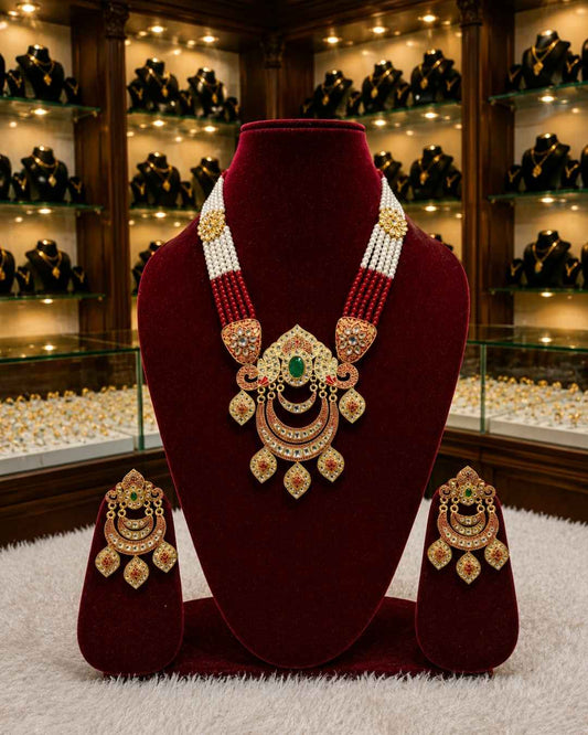 Rajwada Kundan Long Nacklesh NS-24