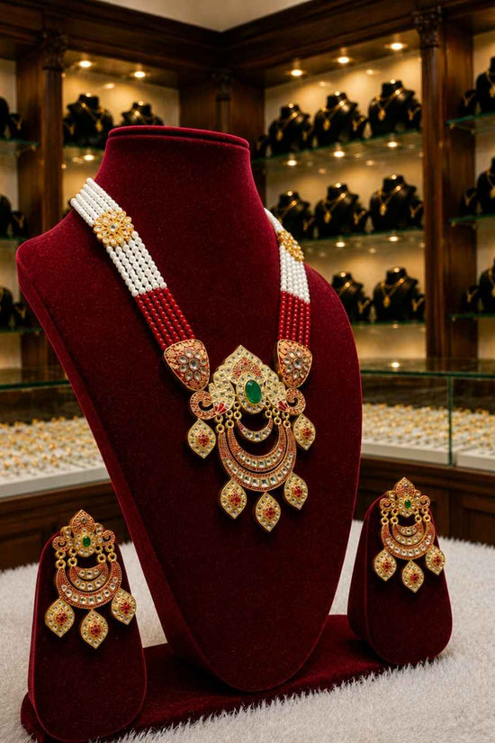 Rajwada Kundan Long Nacklesh NS-24