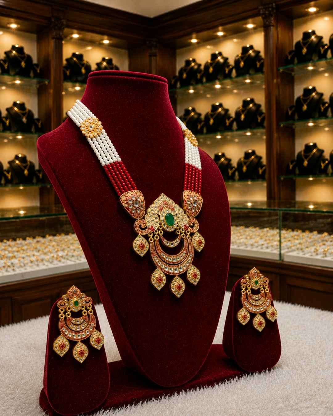 Rajwada Kundan Long Nacklesh NS-24