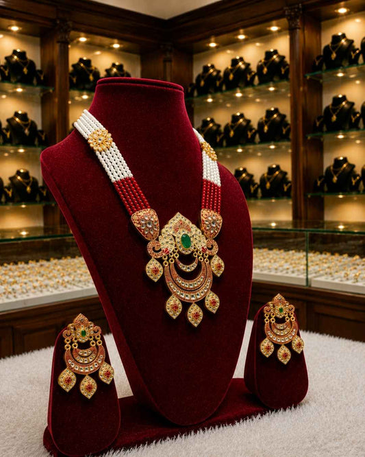 Rajwada Kundan Long Nacklesh NS-24