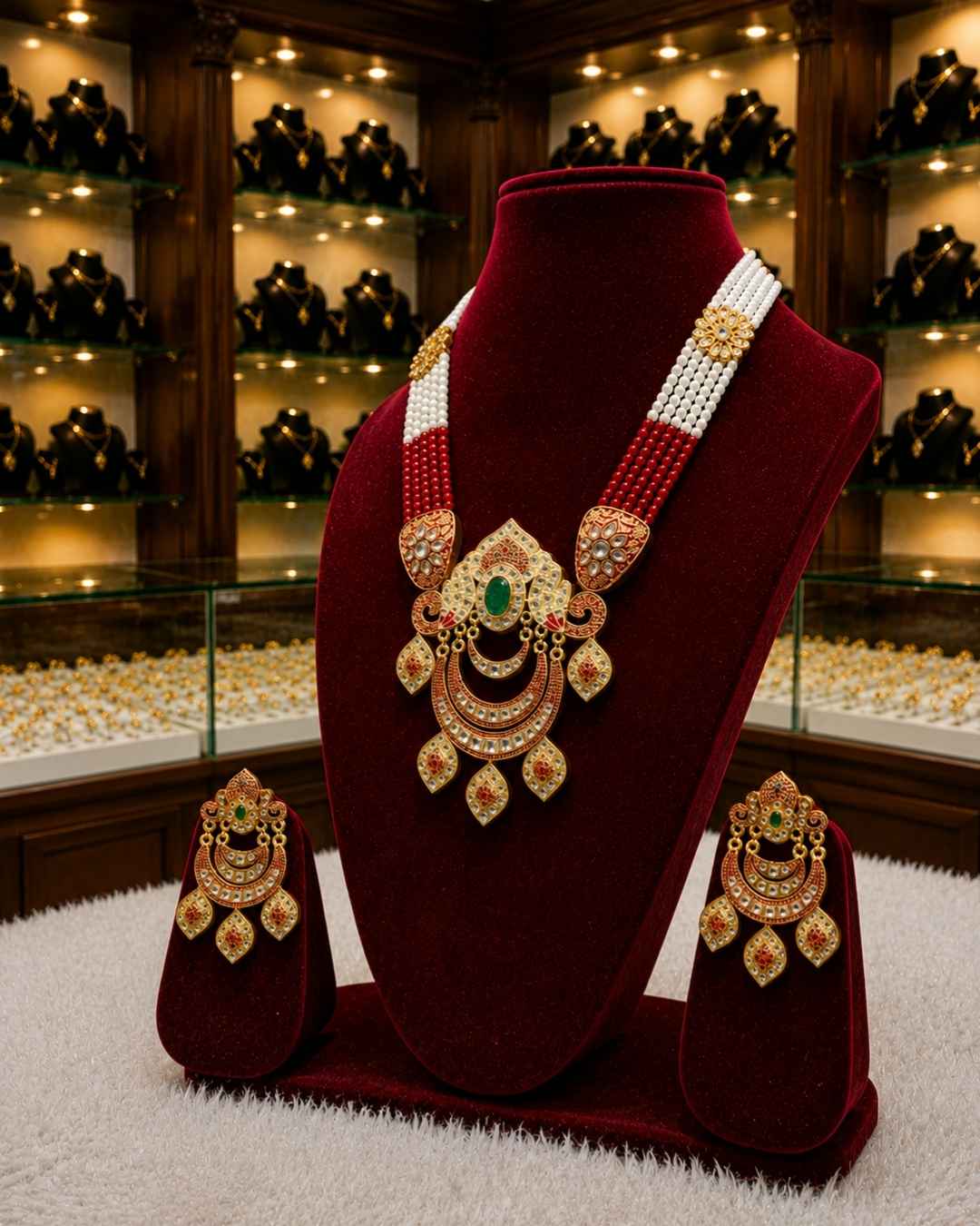 Rajwada Kundan Long Nacklesh NS-24