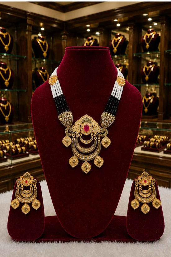 Rajwada Kundan Long Nacklesh NS-25