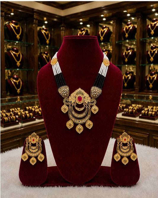 Rajwada Kundan Long Nacklesh NS-25