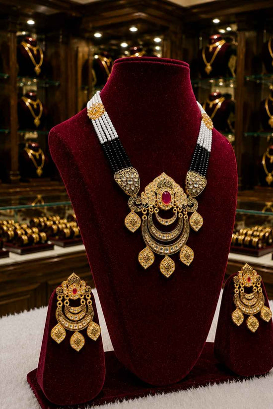 Rajwada Kundan Long Nacklesh NS-25