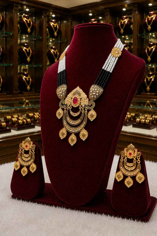 Rajwada Kundan Long Nacklesh NS-25