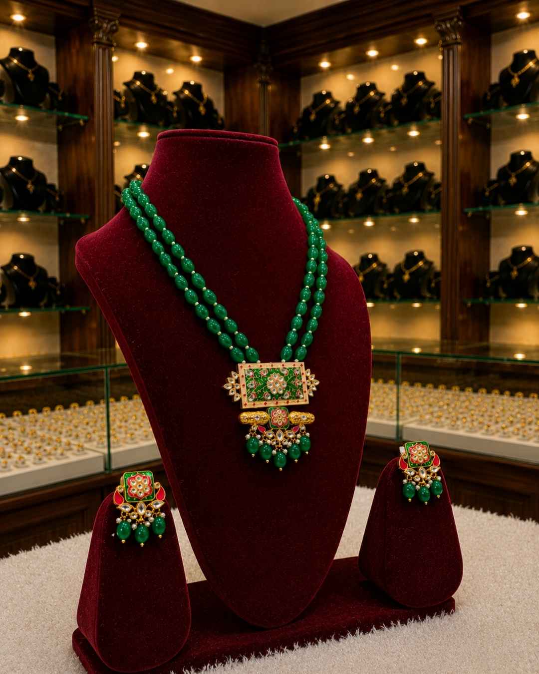 Rajwada Kundan Long Nacklesh NS-28