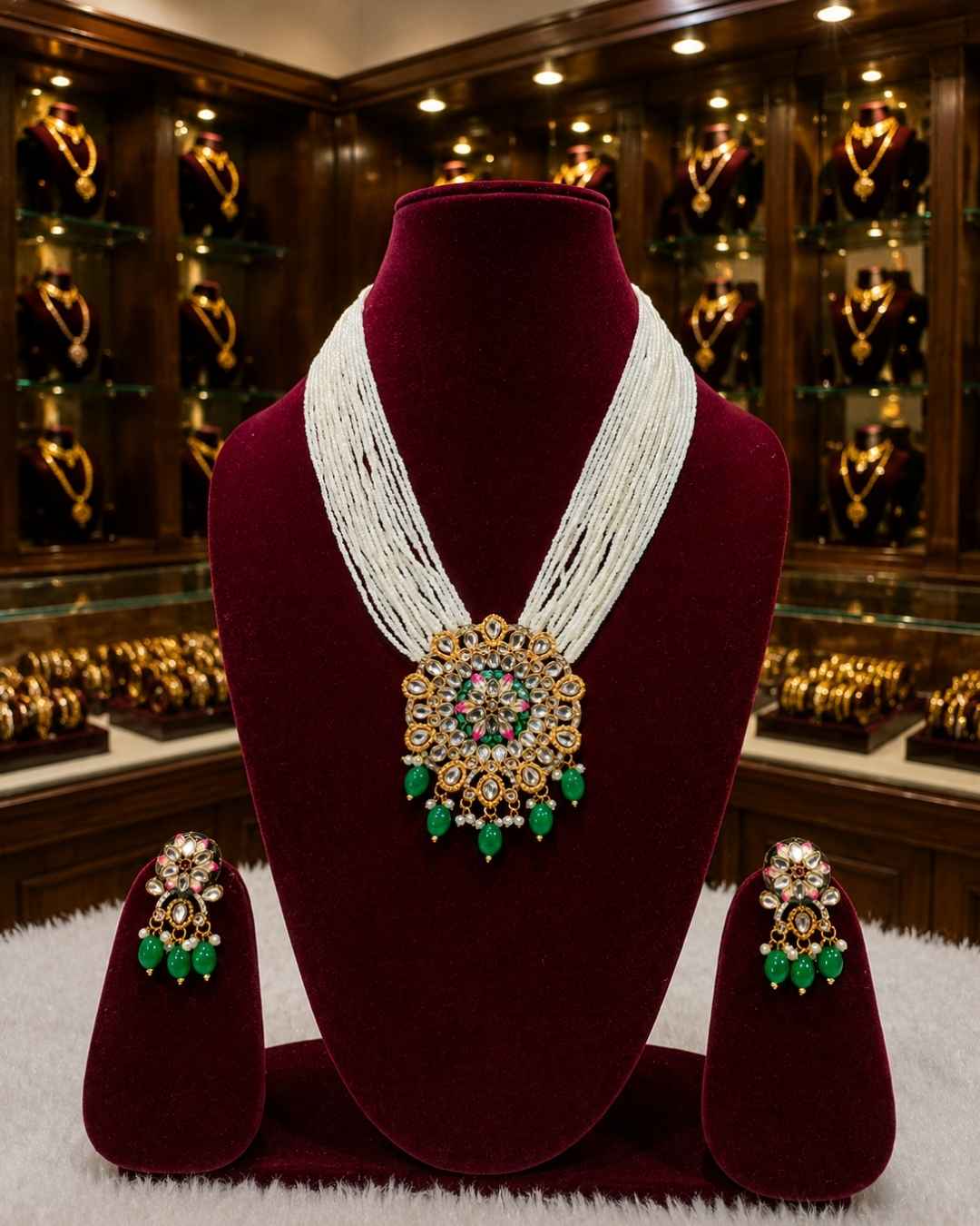 Rajwada Kundan Long Nacklesh NS-29