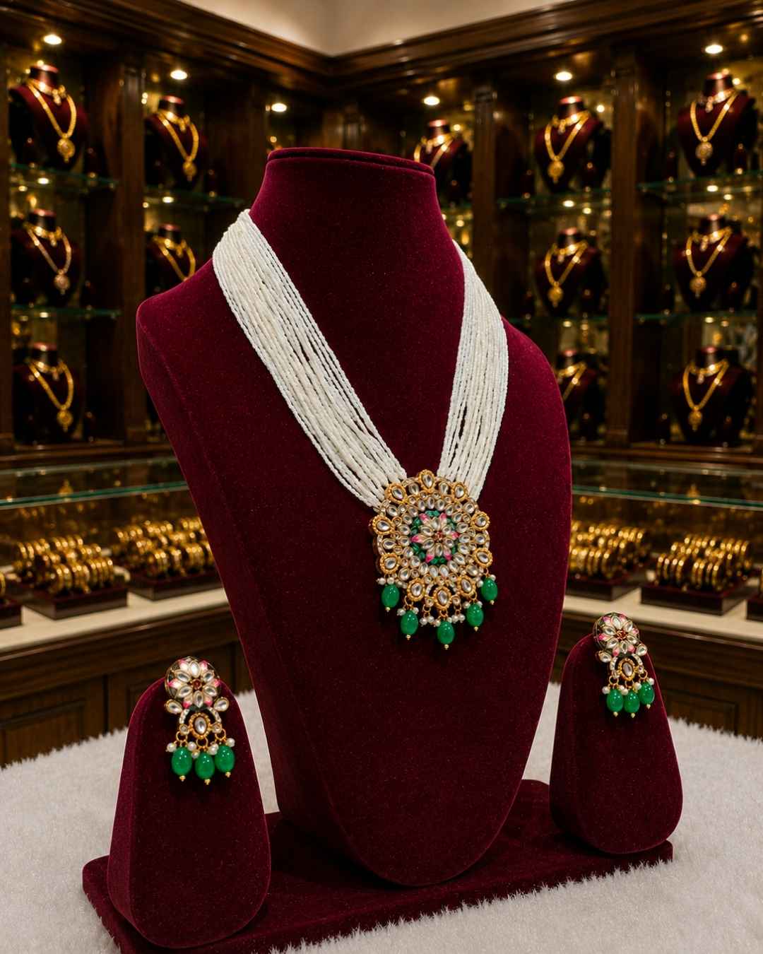 Rajwada Kundan Long Nacklesh NS-29