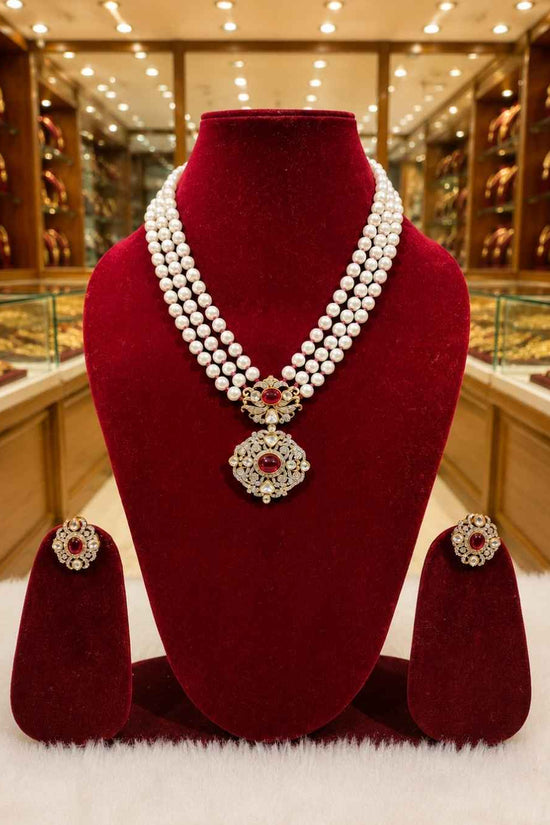Rajwada Kundan Long Nacklesh NS-3