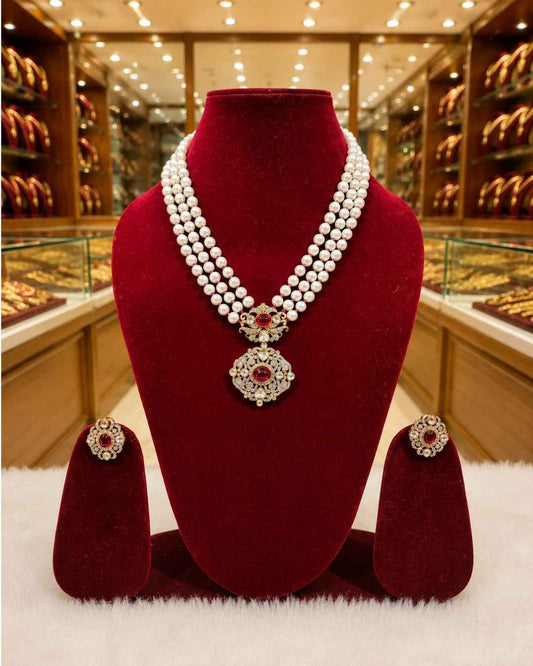 Rajwada Kundan Long Nacklesh NS-3