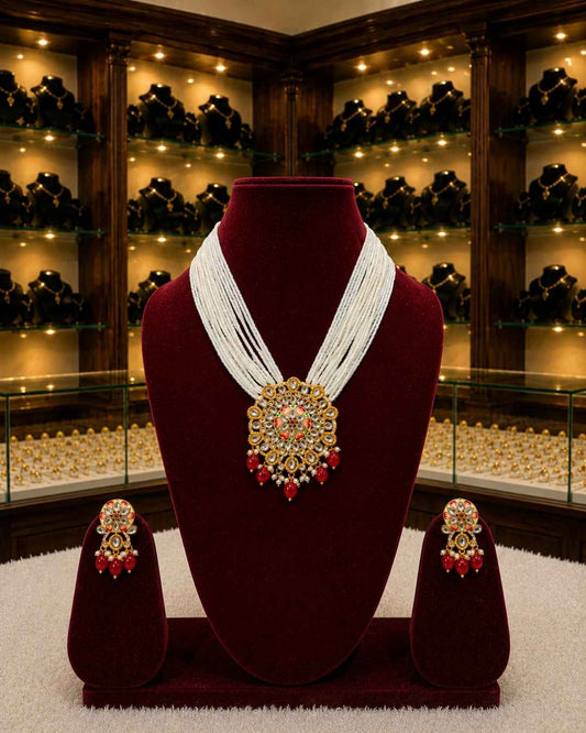 Rajwada Kundan Long Nacklesh NS-30