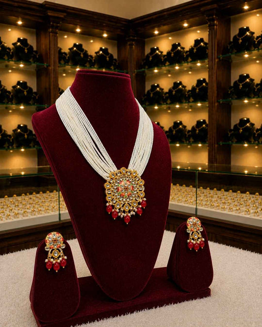 Rajwada Kundan Long Nacklesh NS-30