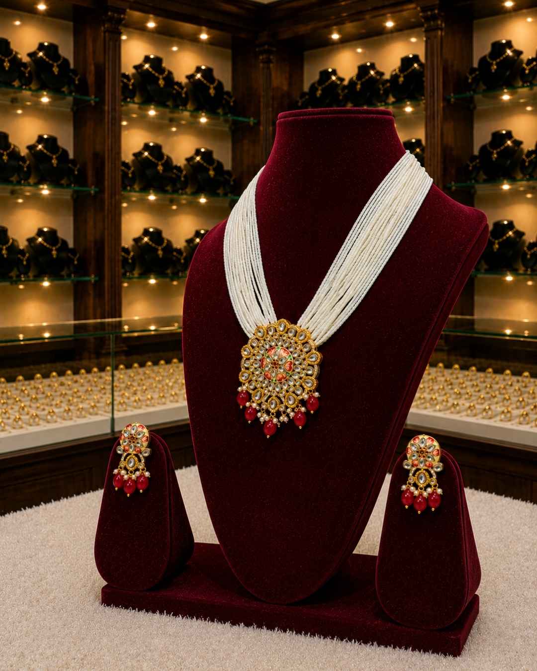 Rajwada Kundan Long Nacklesh NS-30
