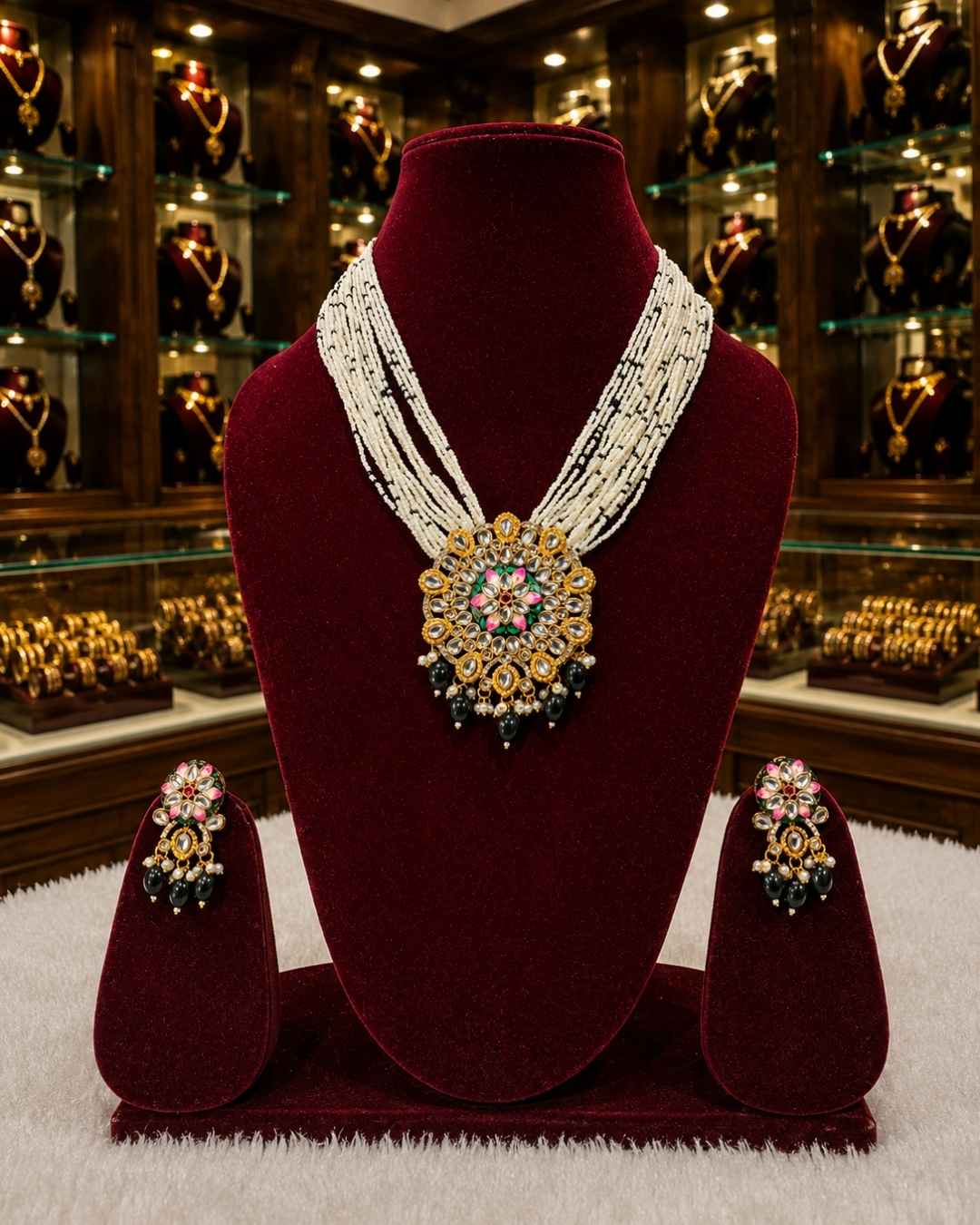 Rajwada Kundan Long Nacklesh NS-31