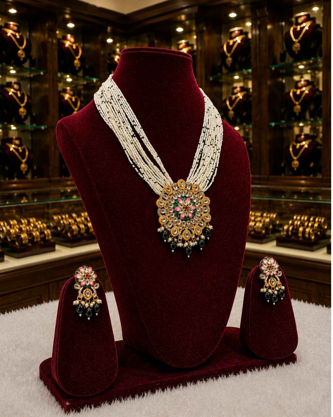 Rajwada Kundan Long Nacklesh NS-31