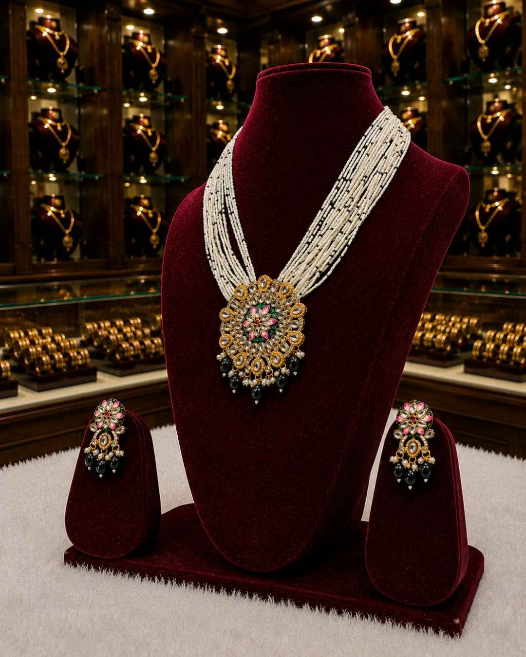 Rajwada Kundan Long Nacklesh NS-31
