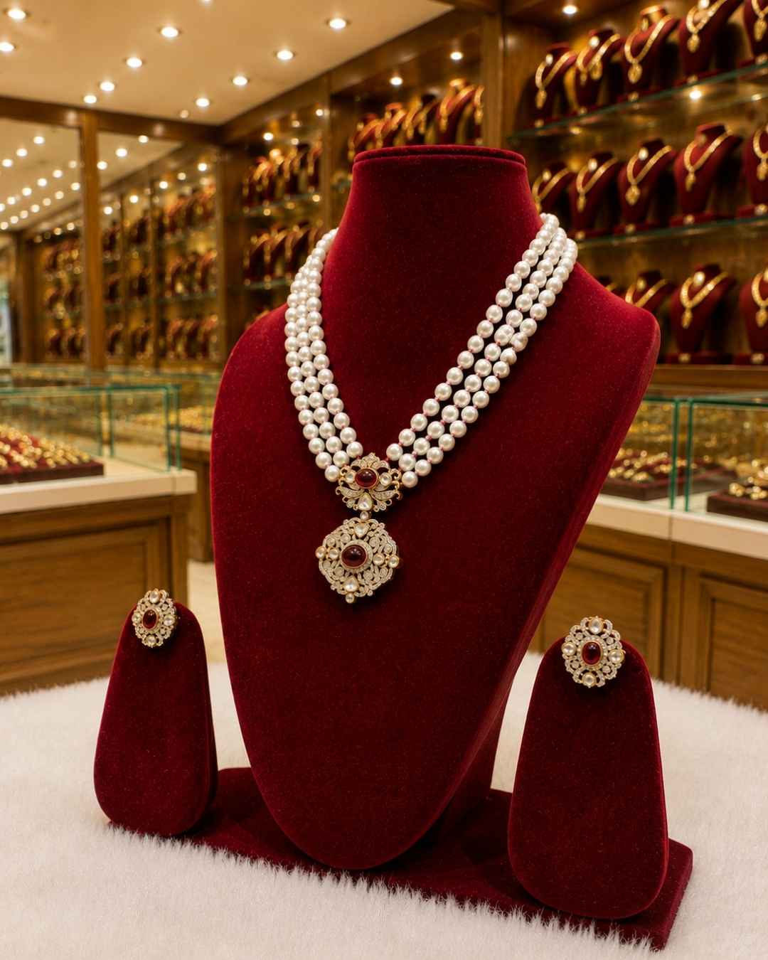 Rajwada Kundan Long Nacklesh NS-3