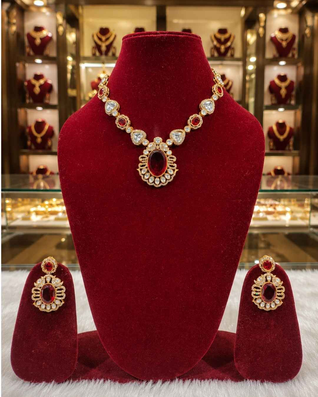 Rajwada Kundan Long Nacklesh NS-4