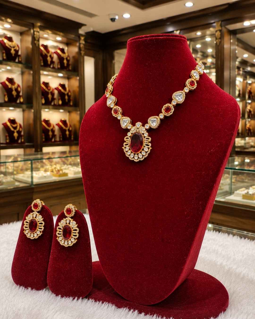 Rajwada Kundan Long Nacklesh NS-4