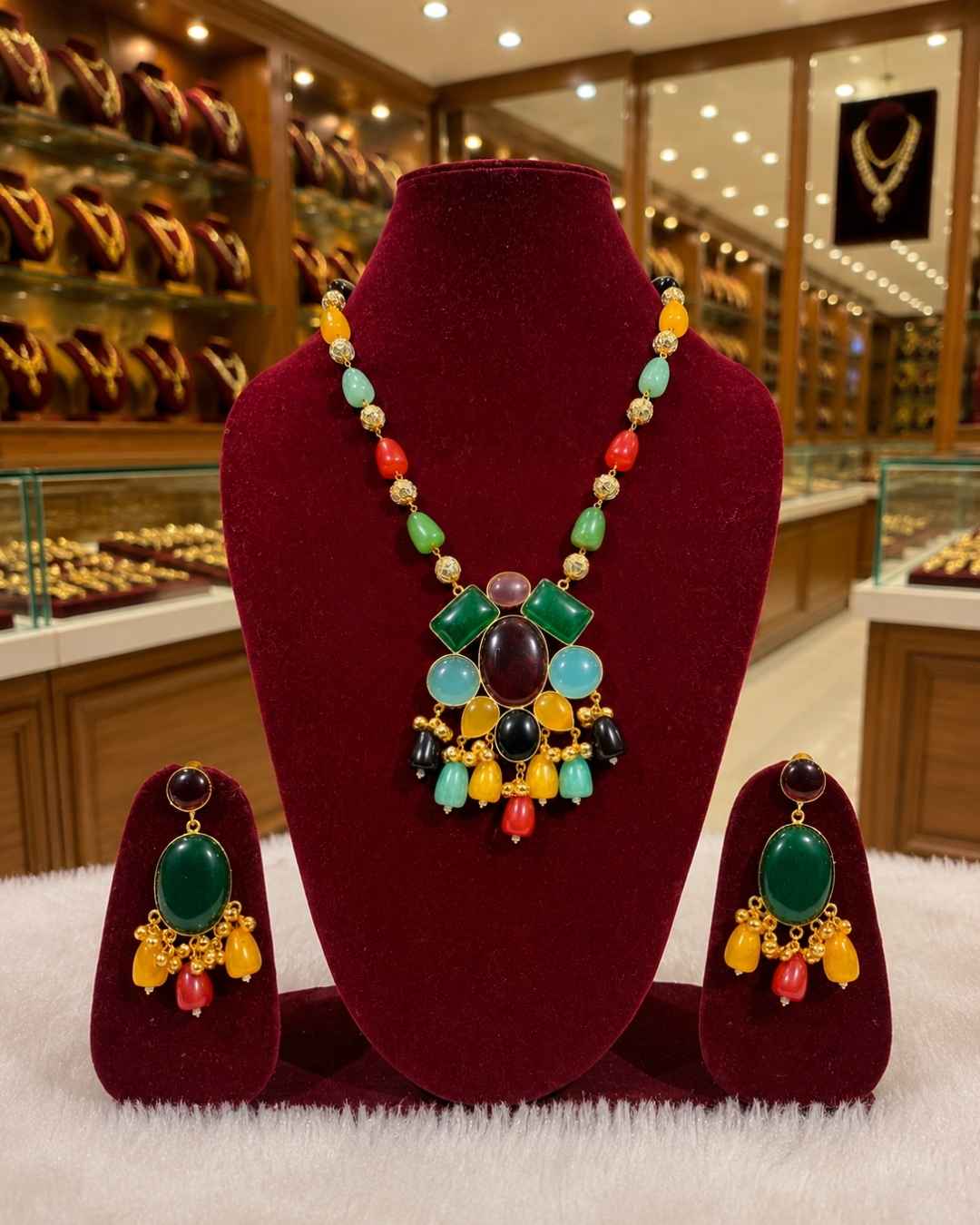 Rajwada Kundan Long Nacklesh NS-5