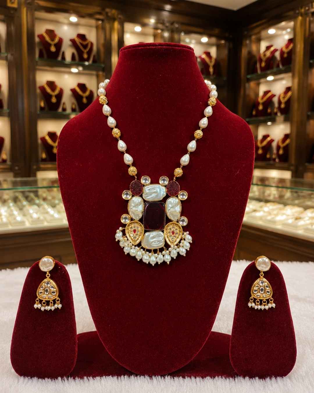 Rajwada Kundan Long Nacklesh NS-6