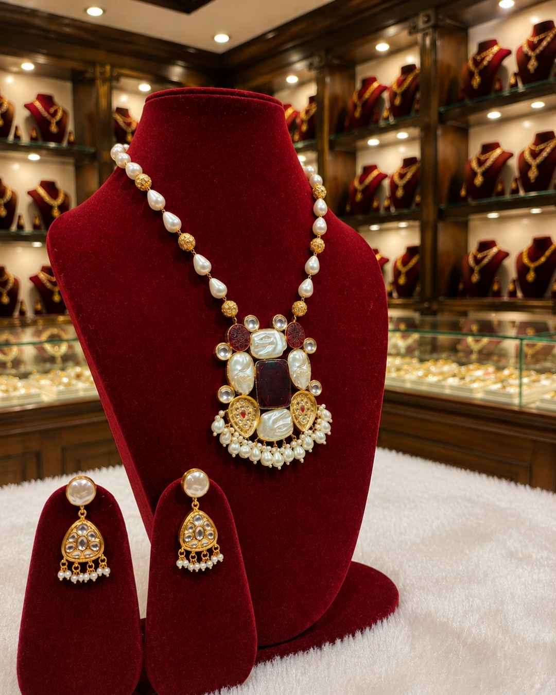 Rajwada Kundan Long Nacklesh NS-6