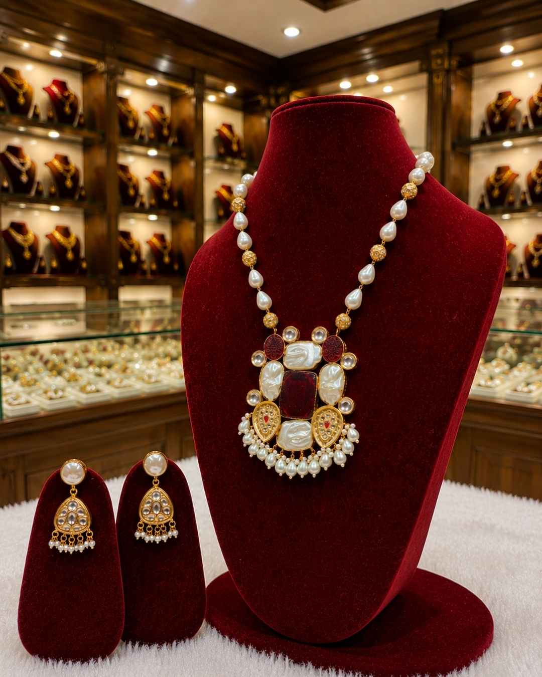 Rajwada Kundan Long Nacklesh NS-6