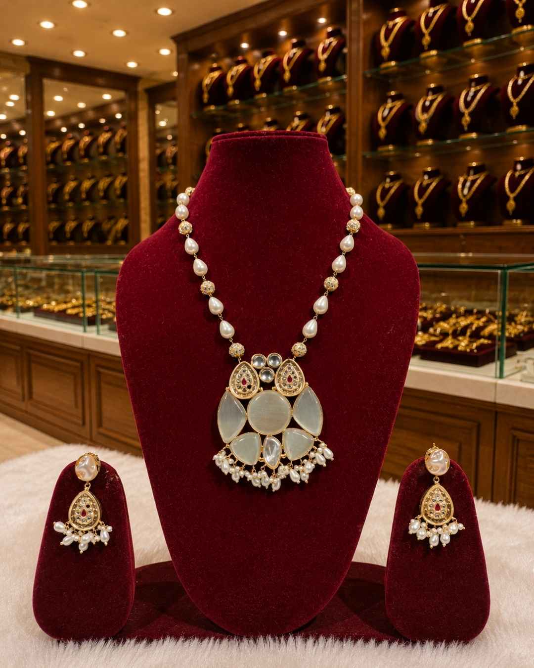 Rajwada Kundan Long Nacklesh NS-9