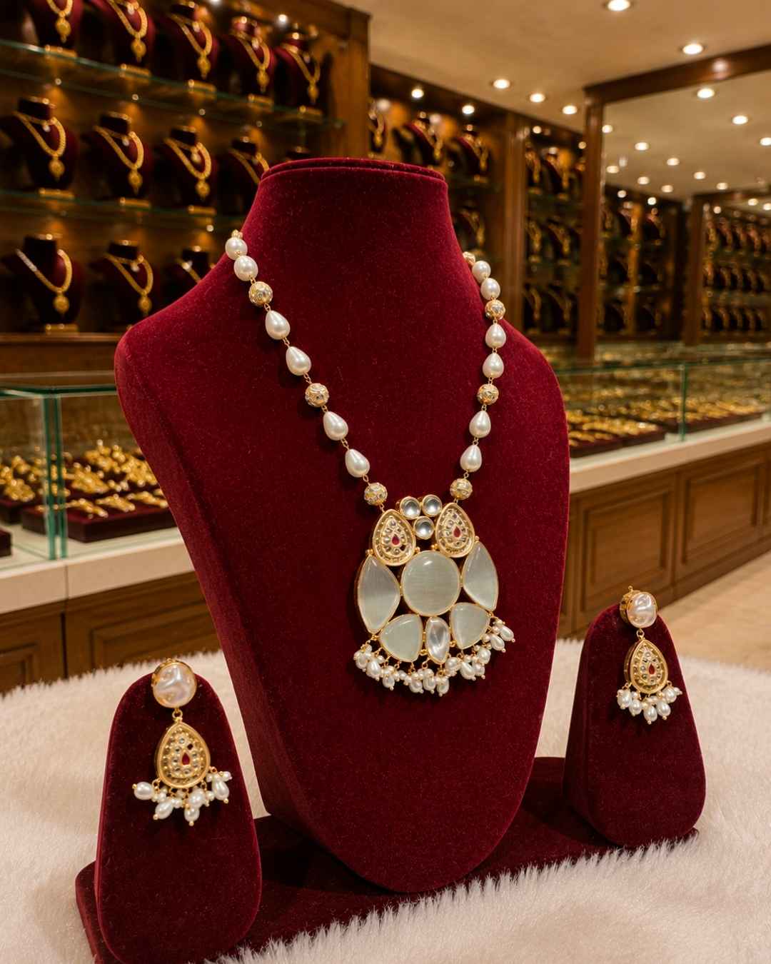 Rajwada Kundan Long Nacklesh NS-9
