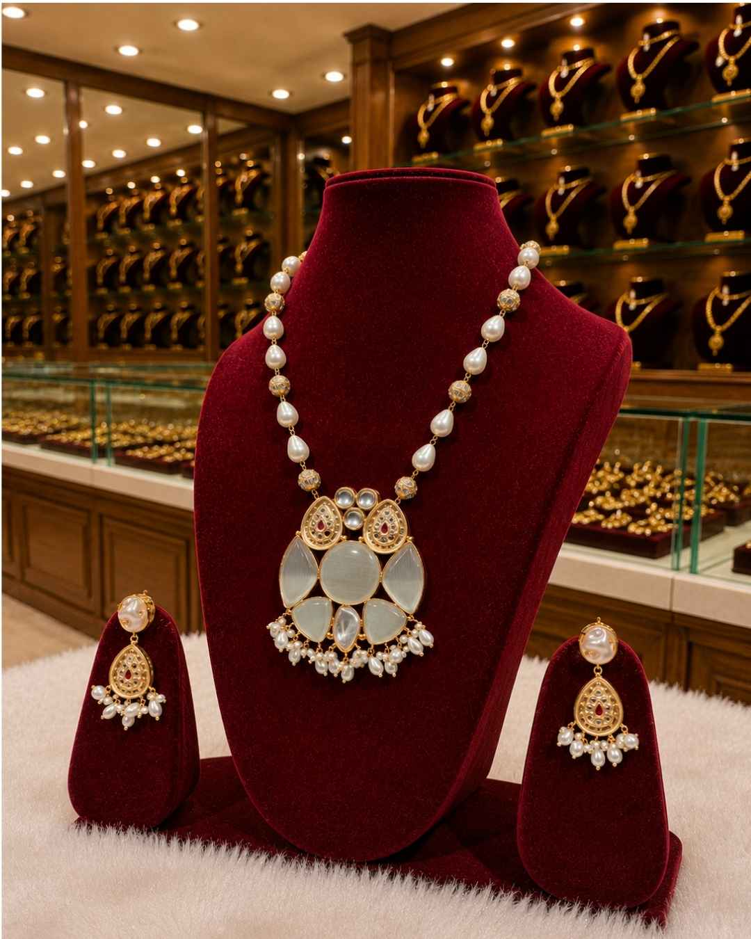 Rajwada Kundan Long Nacklesh NS-9