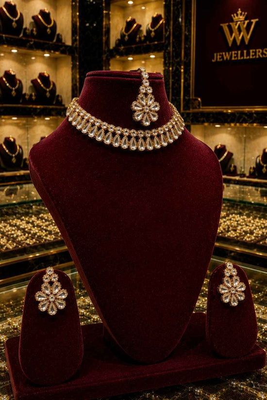 Rajwada Kundan Short Nacklesh NS-13