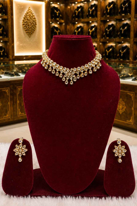 Rajwada Kundan Short Nacklesh NS-14