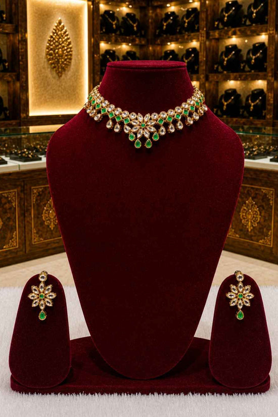 Rajwada Kundan Short Nacklesh NS-16