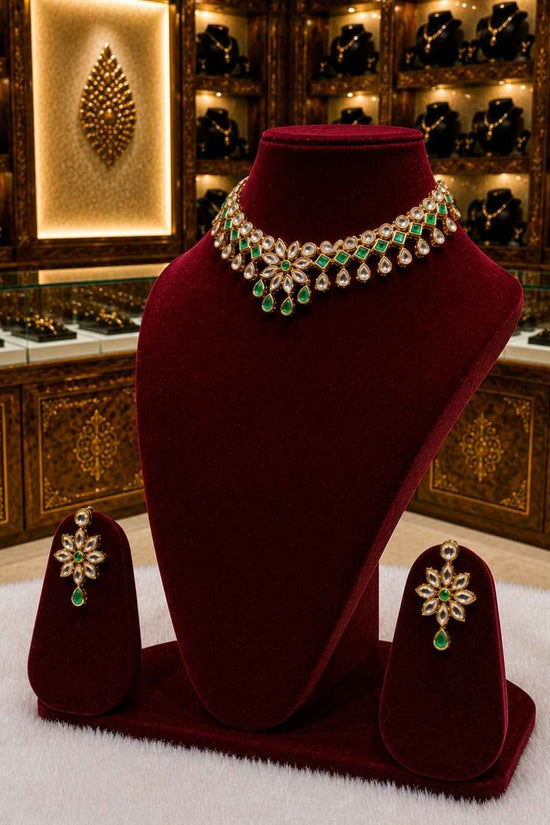 Rajwada Kundan Short Nacklesh NS-16