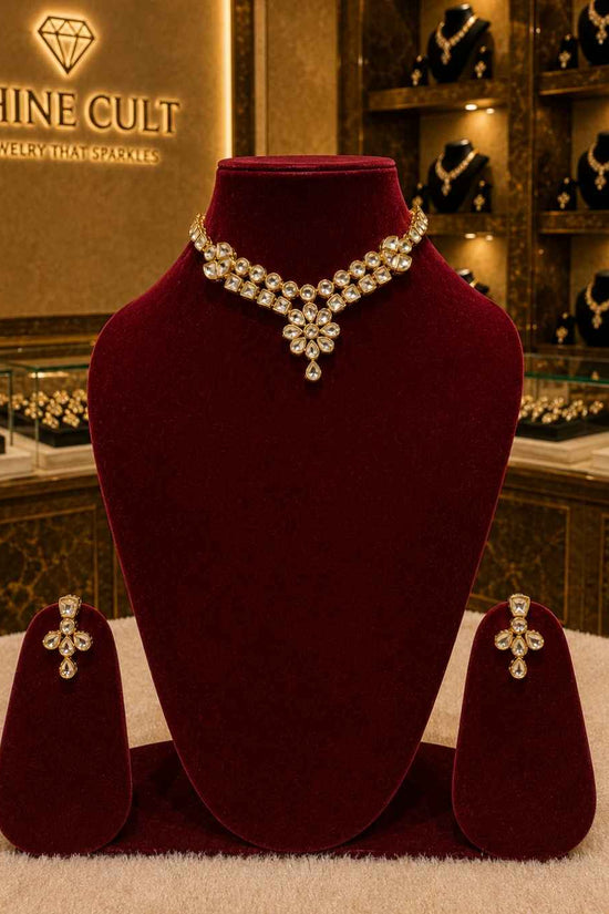 Rajwada Kundan Short Nacklesh NS-23