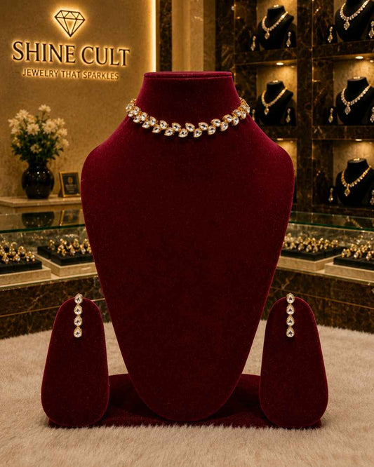 Rajwada Kundan Short Nacklesh NS-25