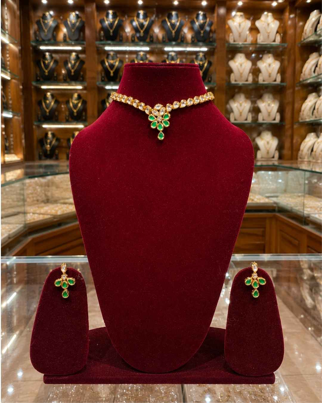 Rajwada Kundan Short Nacklesh NS-30