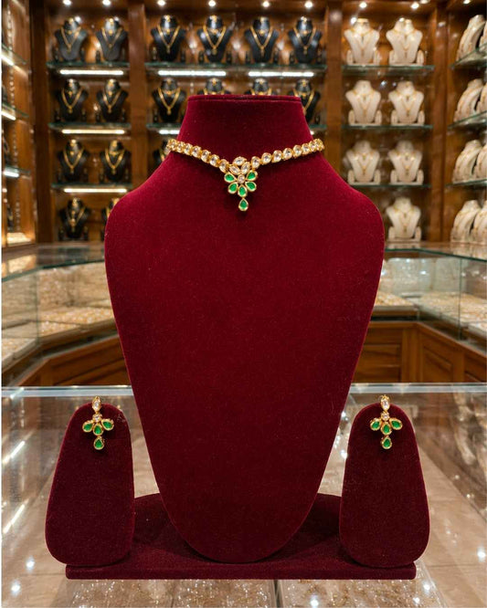 Rajwada Kundan Short Nacklesh NS-30