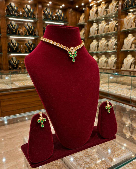 Rajwada Kundan Short Nacklesh NS-30