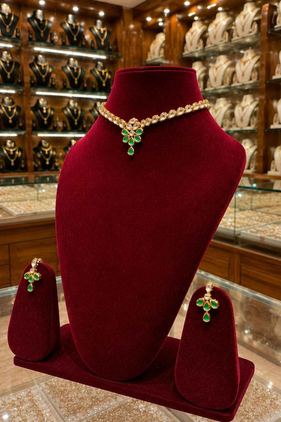 Rajwada Kundan Short Nacklesh NS-30