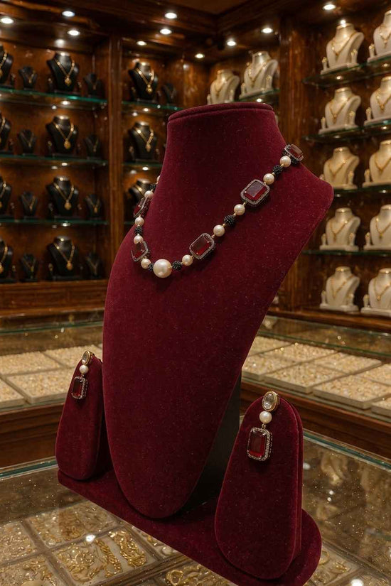 Rajwada Kundan Short Nacklesh NS-38