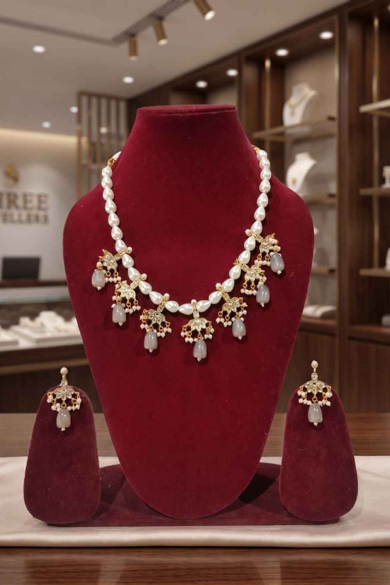 Rajwada Kundan Short Nacklesh NS-40